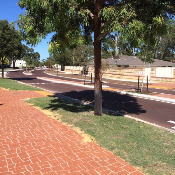 suburban roads re surfacing city of south Perth